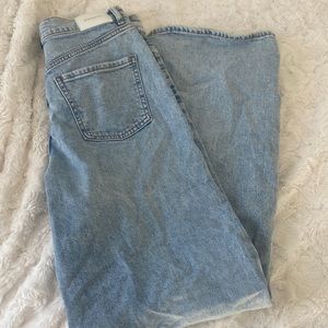 NEW BAGGY CUTE WIDE LEG JEANS
